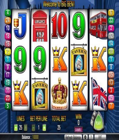 Jetzt kostenlos in Big Ben Online Slot von Aristocrat spielen