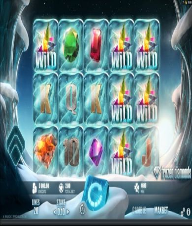Jetzt kostenlos in Frozen Diamonds von Microgaming spielen