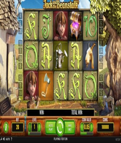 Jetzt kostenlos in Jack and the Beanstalk Online Slot von NetEnt spielen