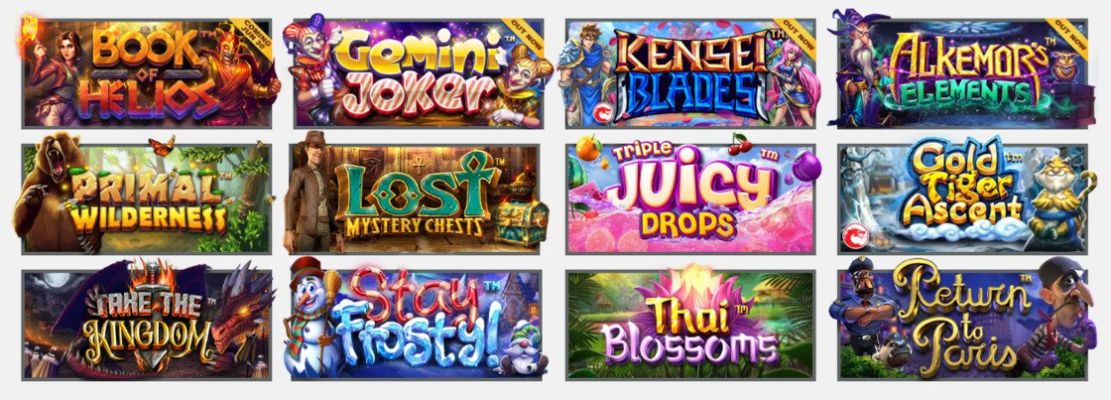 Betsoft Spielauswahl